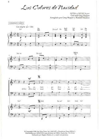 Los colores de la Navidad-Pistas en piano solo - Imagen 4