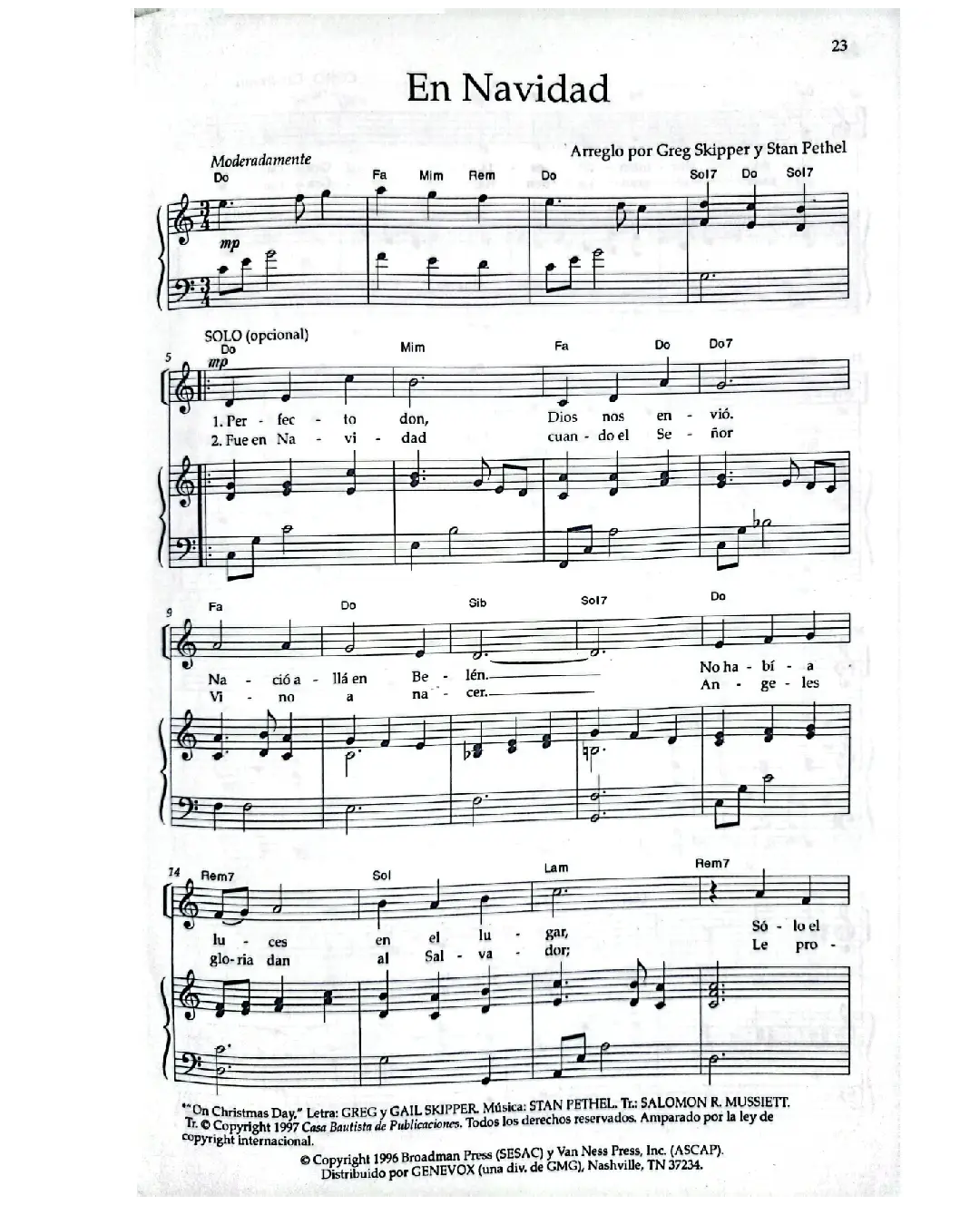 Santa la noche - Pistas instrumentales y corales - Imagen 4