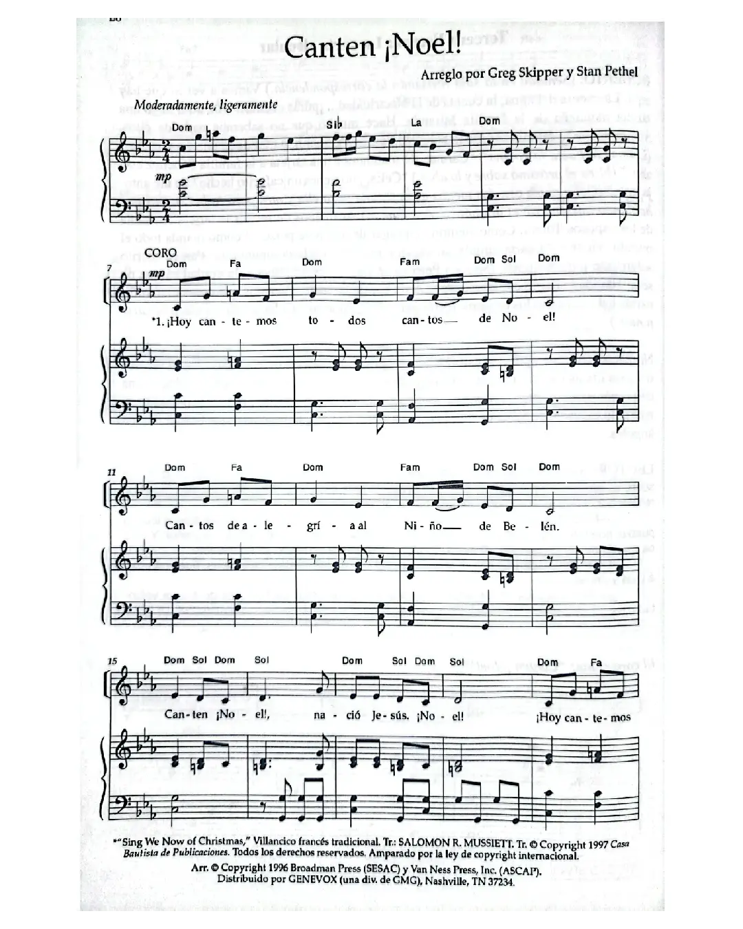 Santa la noche - Pistas instrumentales y corales - Imagen 5