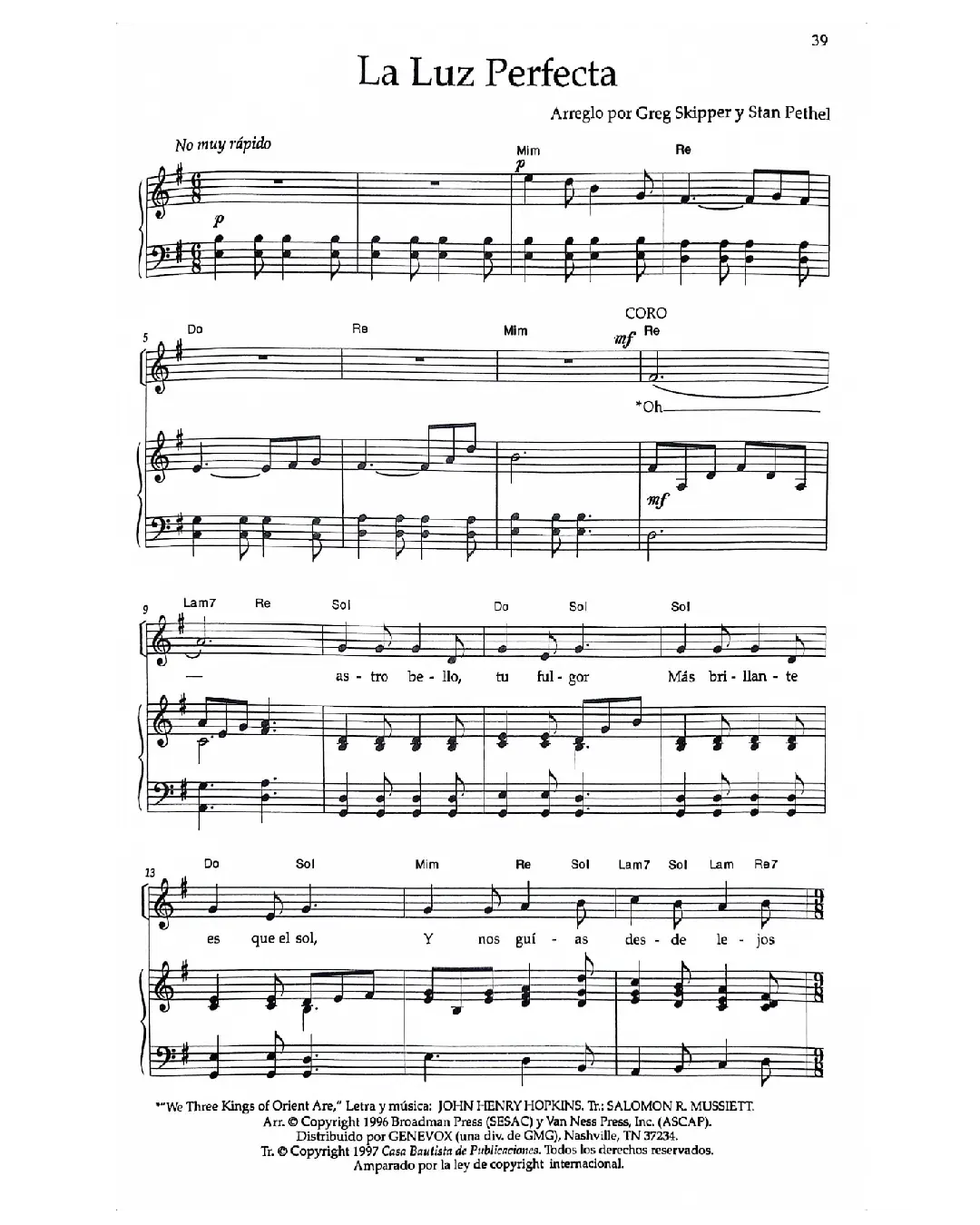 Santa la noche - Pistas instrumentales y corales - Imagen 7